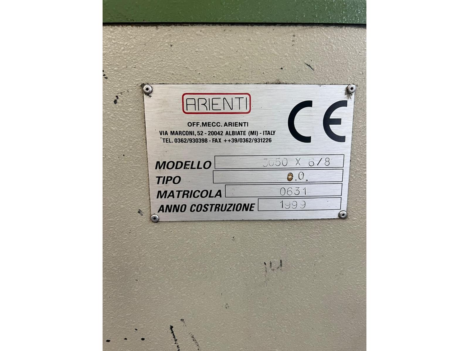 COPPIA pressa piegatrice3000 X 180ton e cesoia 3000 x 6mm ARIENTI