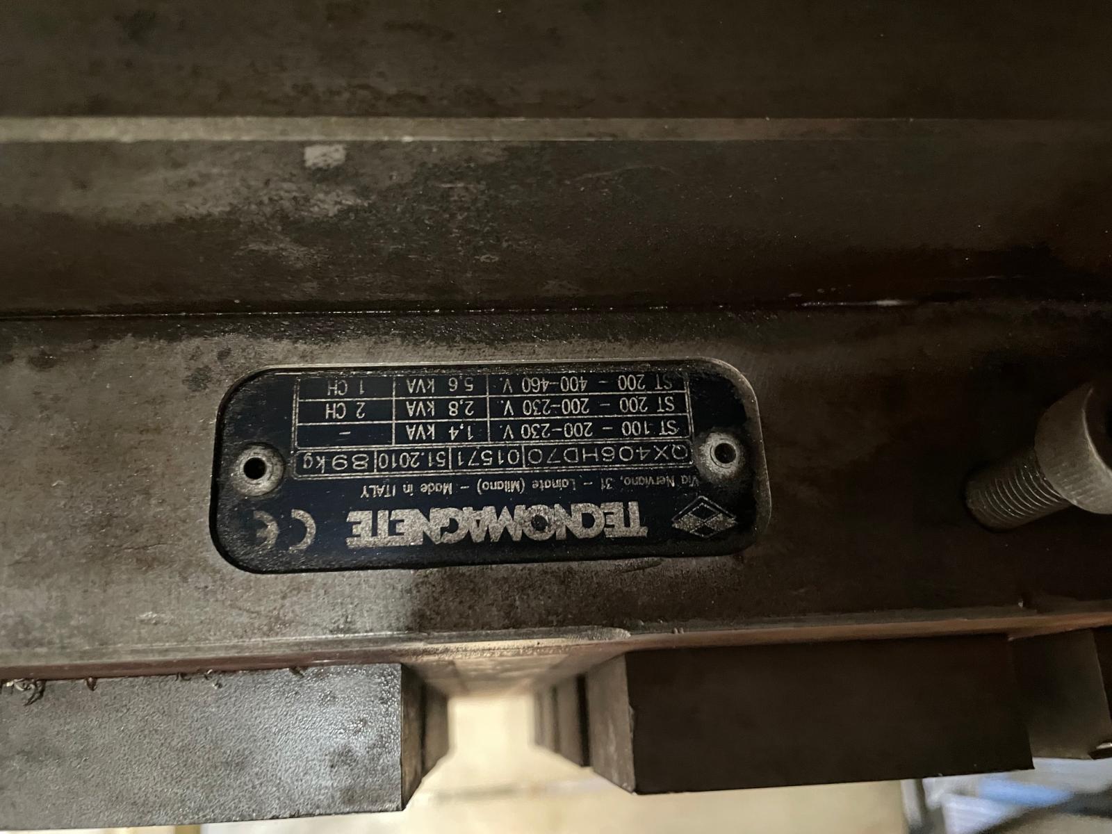 3 COPPIE PIANI MAGNETICI PERMANENTI TECNOMAGNETE CON RELATIVE CENTRALINE