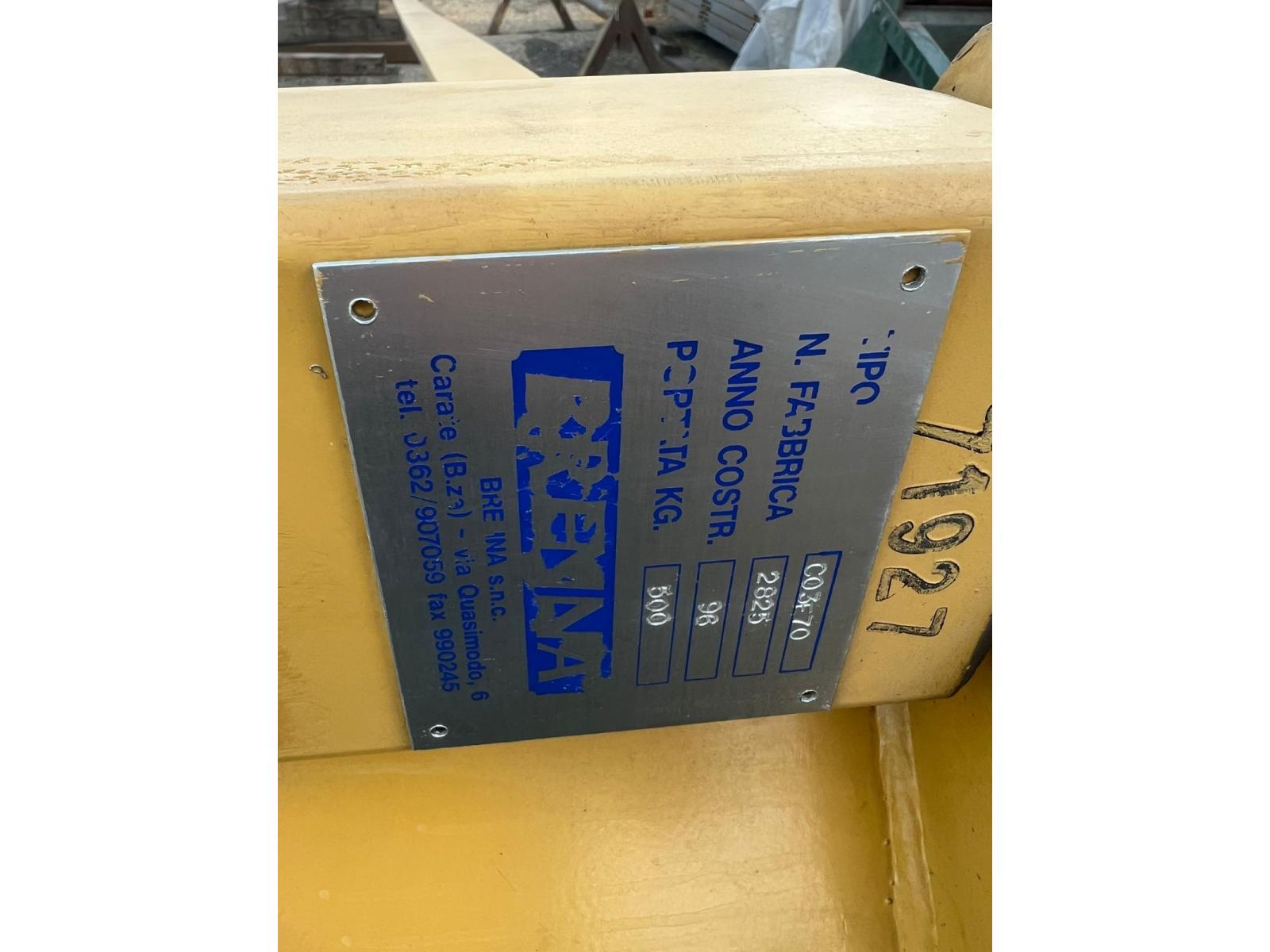 GRU A COLONNA BRENNA PORTATA 500 KG