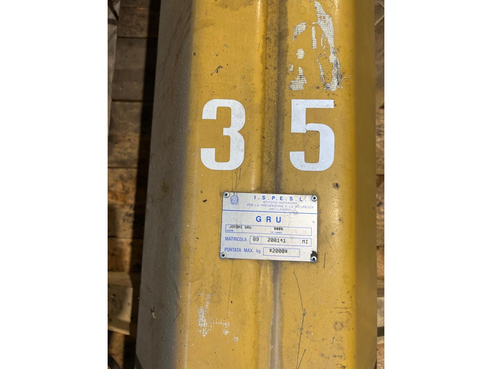 GRU A COLONNA JOMINI PORTATA 2000 KG