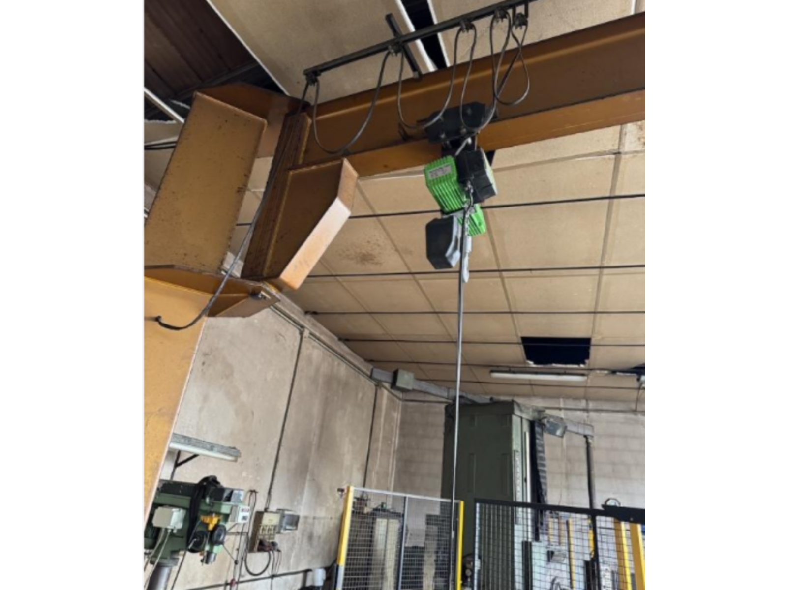 GRU A COLONNA -PURICELLI- TRAVE TIRANTATA- P.TA 1500KG - H 4M -L.6M