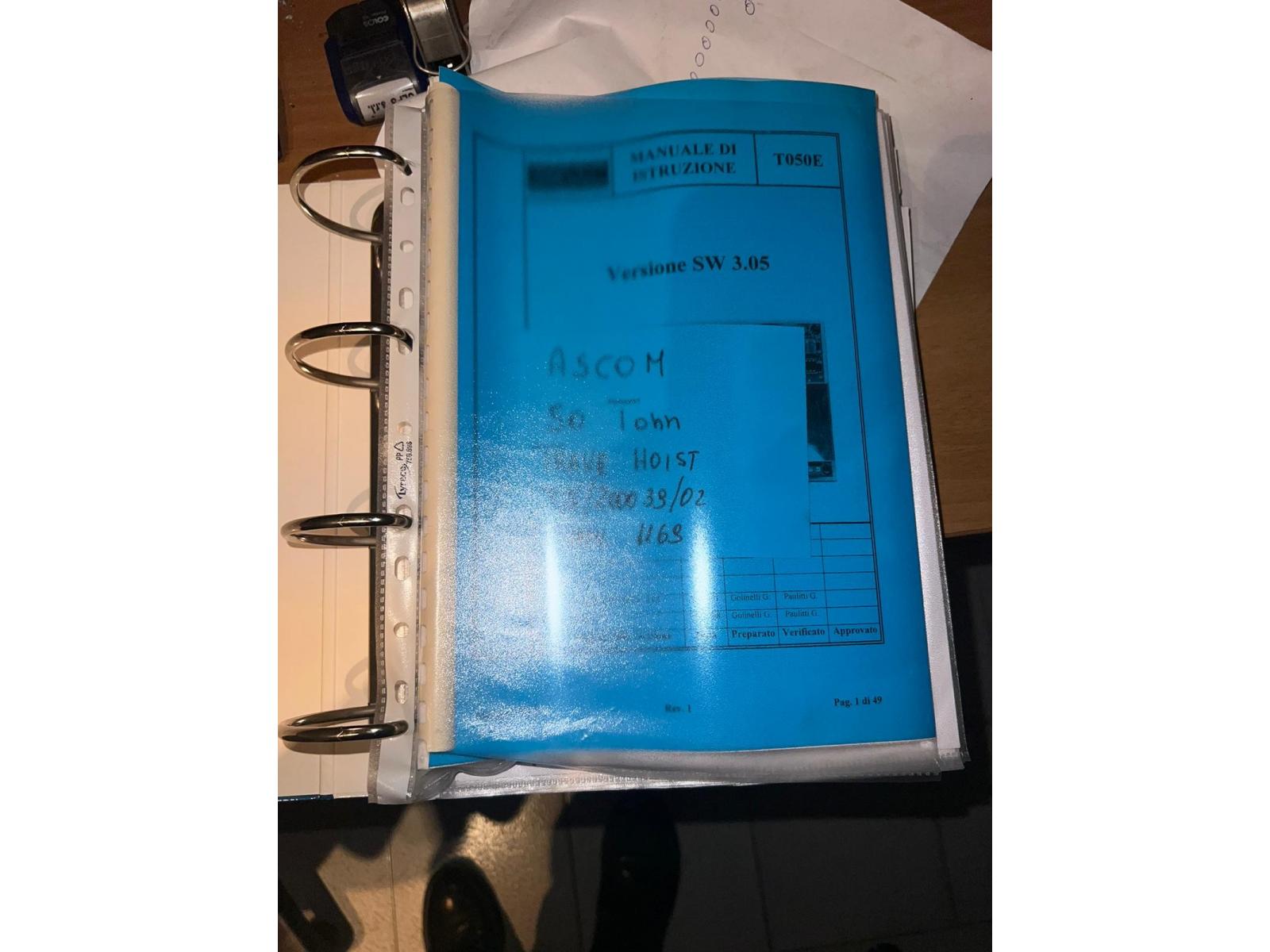 GRU A PORTALE CAVALIERE  TON. 2.5 + 2.5  MT 16.116