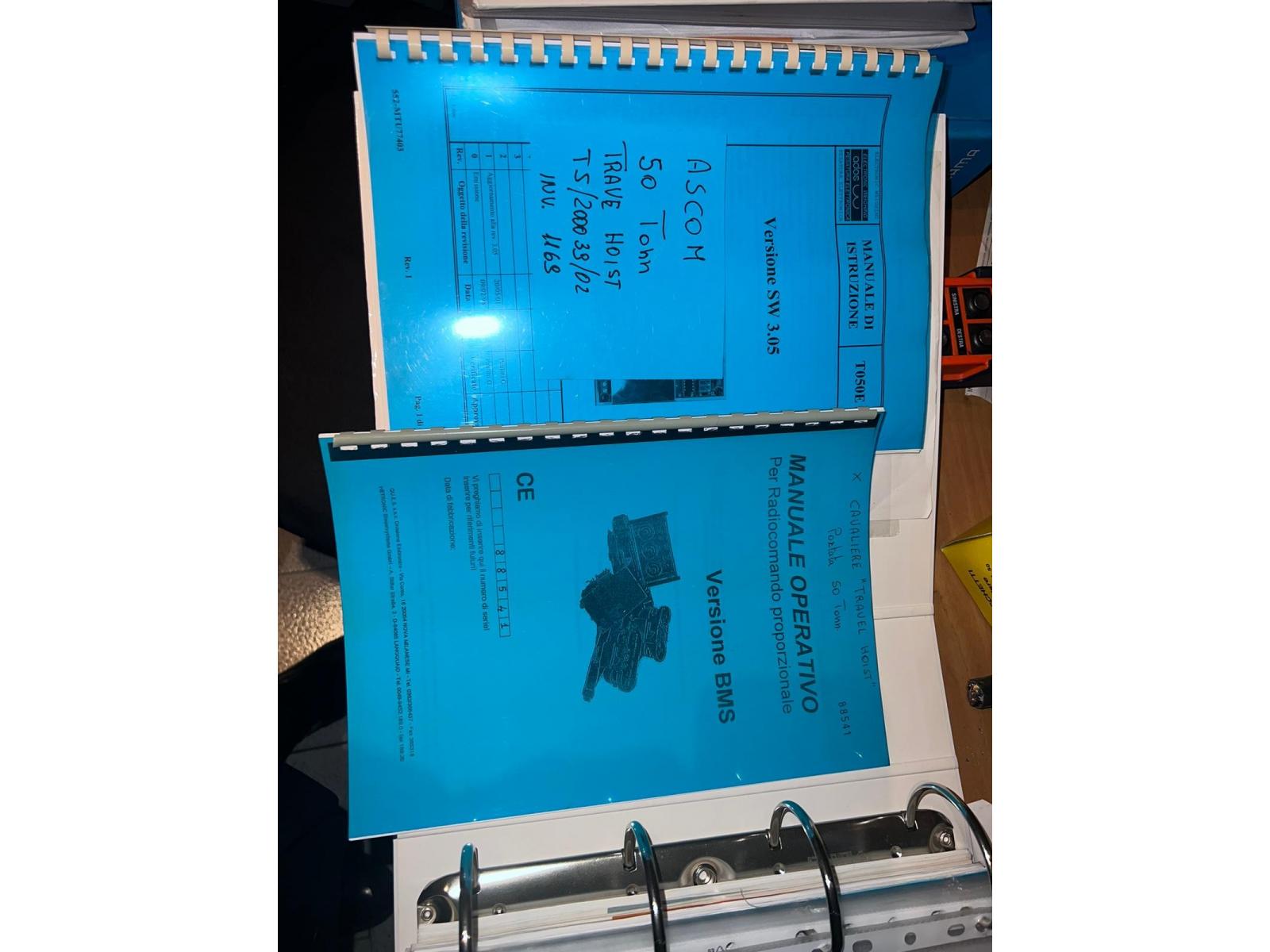 GRU A PORTALE CAVALIERE  TON. 2.5 + 2.5  MT 16.116