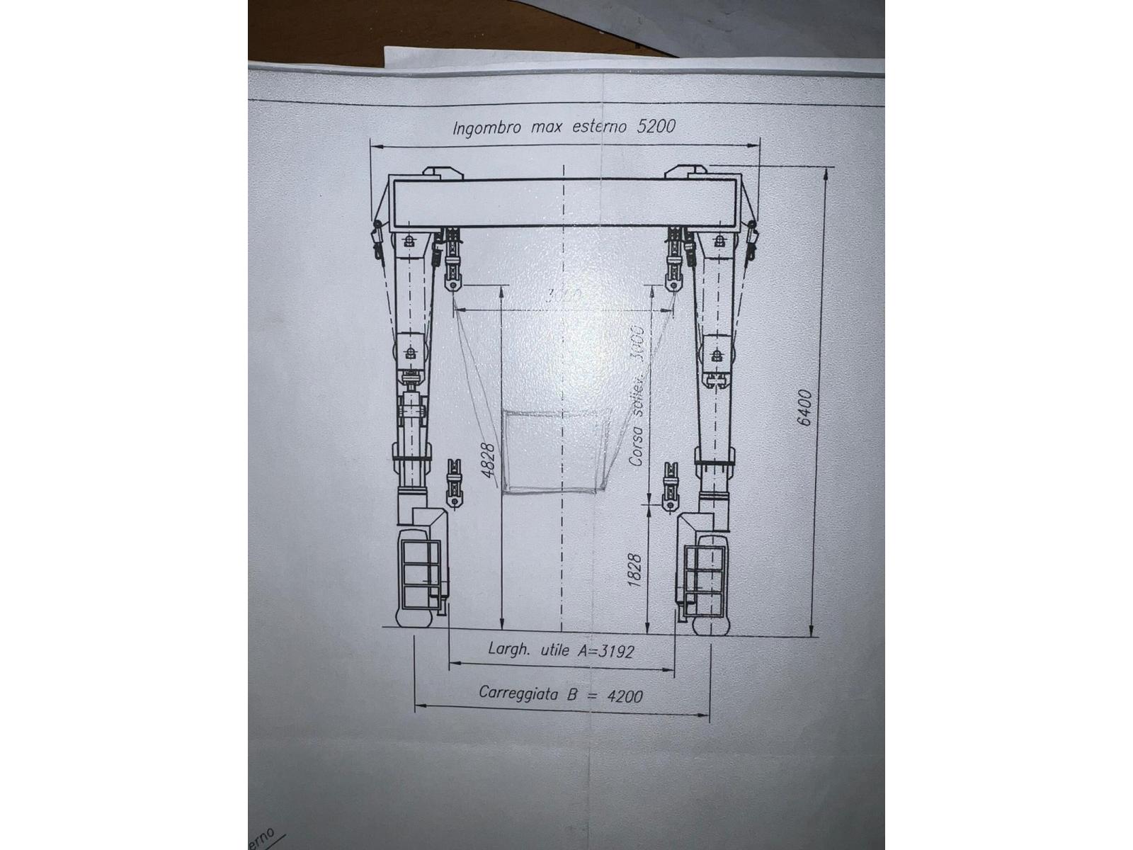 GRU A PORTALE CAVALIERE  TON. 2.5 + 2.5  MT 16.116
