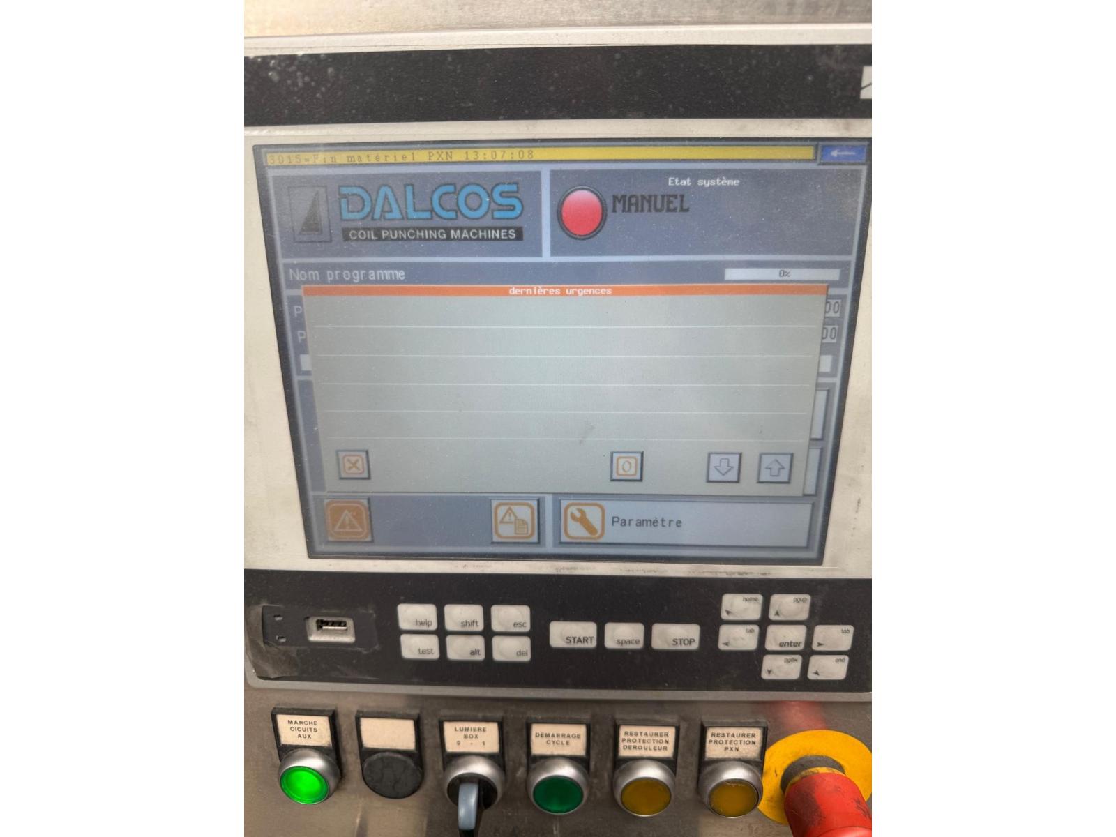 LINEA DI PUNZONATURA DALCOS PER CARTELLI STRADALI