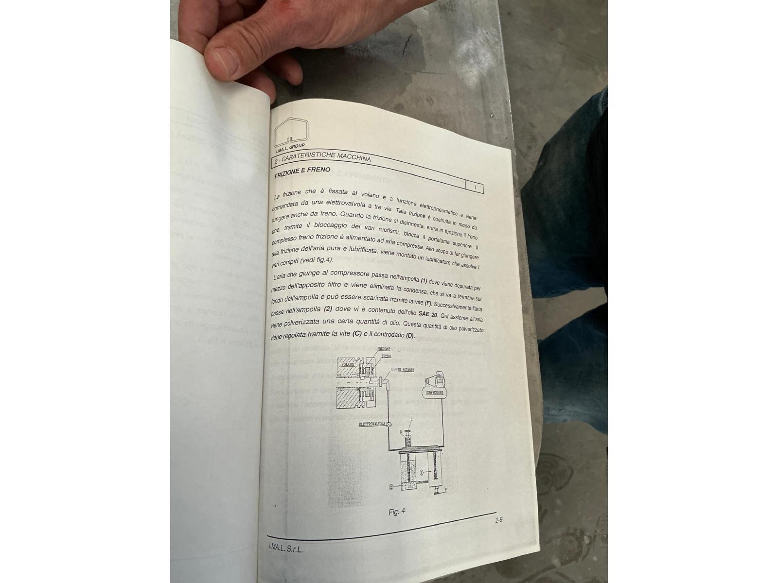 Linea di  taglio in fogli Imal 2000 x 7  ANNO 07--2000  Ottime condizioni.