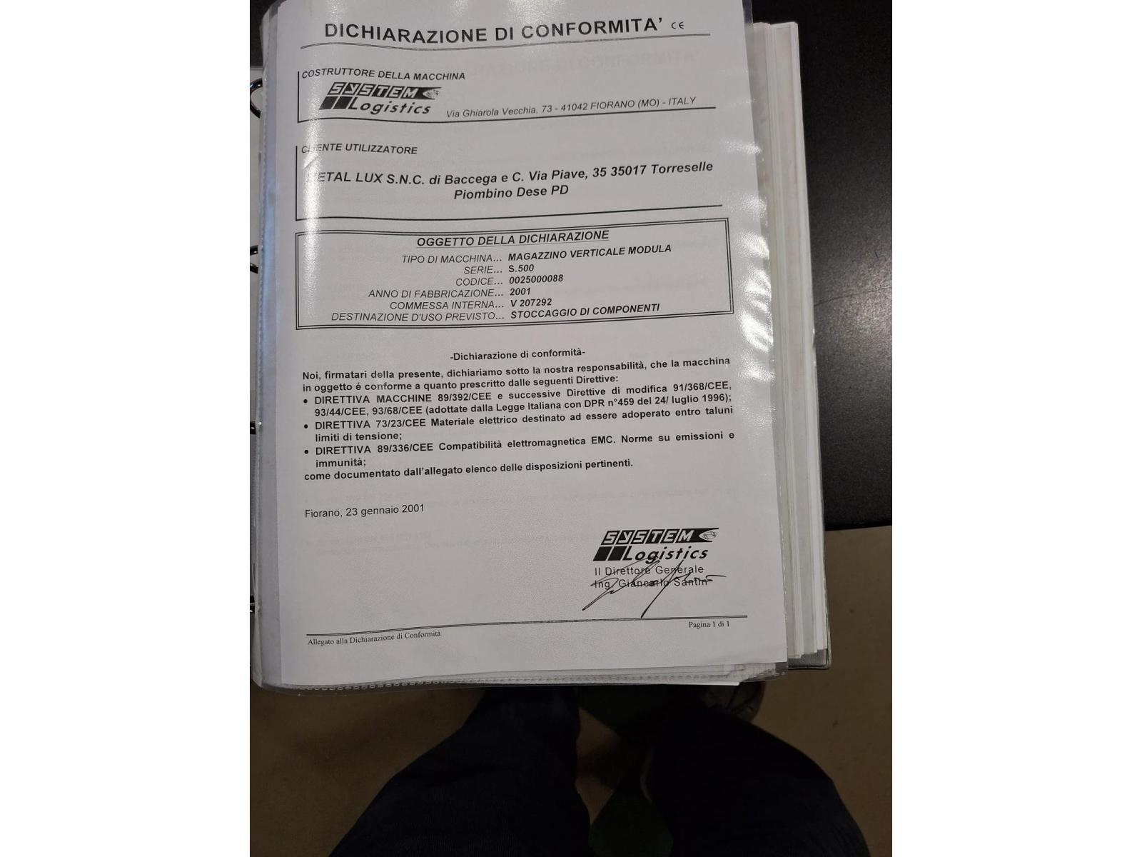 MAGAZZINO VERTICALE MODULA