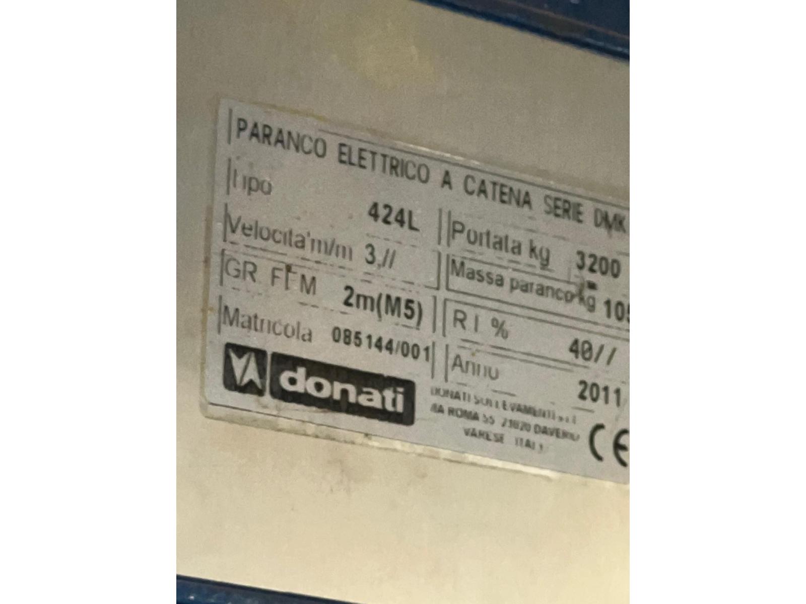 Pilastri  per carroponte con Verricello max 3,2 tons