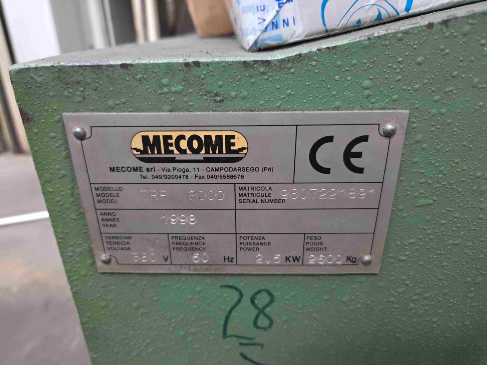 POSIZIONATORE DI SALDATURA A TAVOLA GIREVOLE OLEODINAMICO MECOME TRP 6000