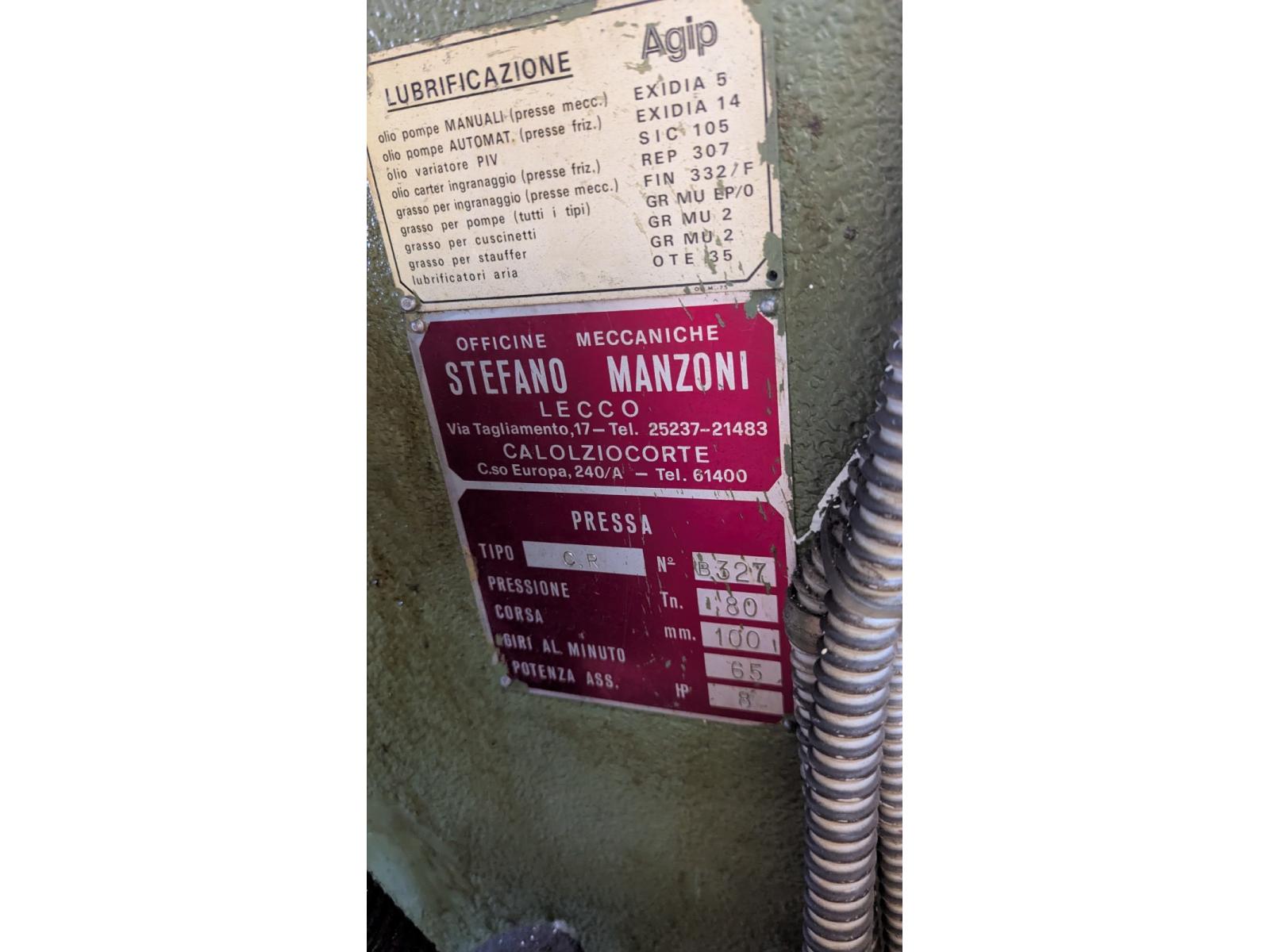 PRESSA BENELLI MECCANICA CR  80 TON