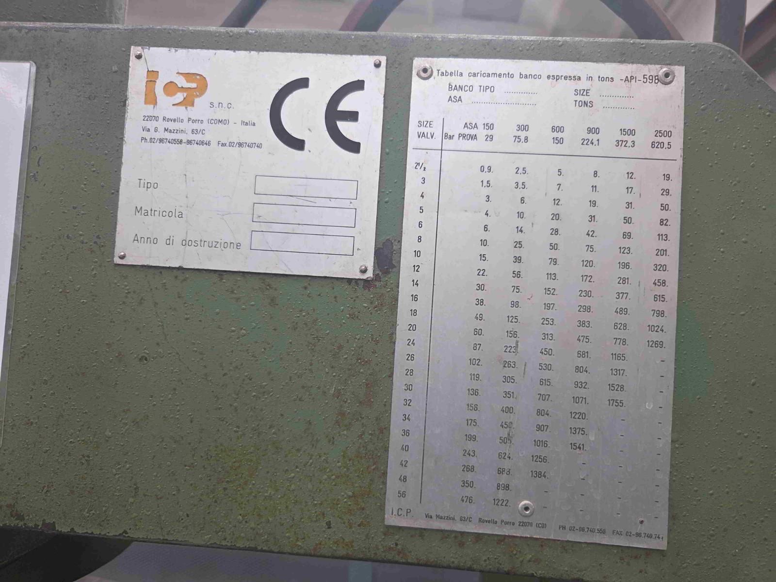 PRESSA IDRAULICA  ICP FO 70 T