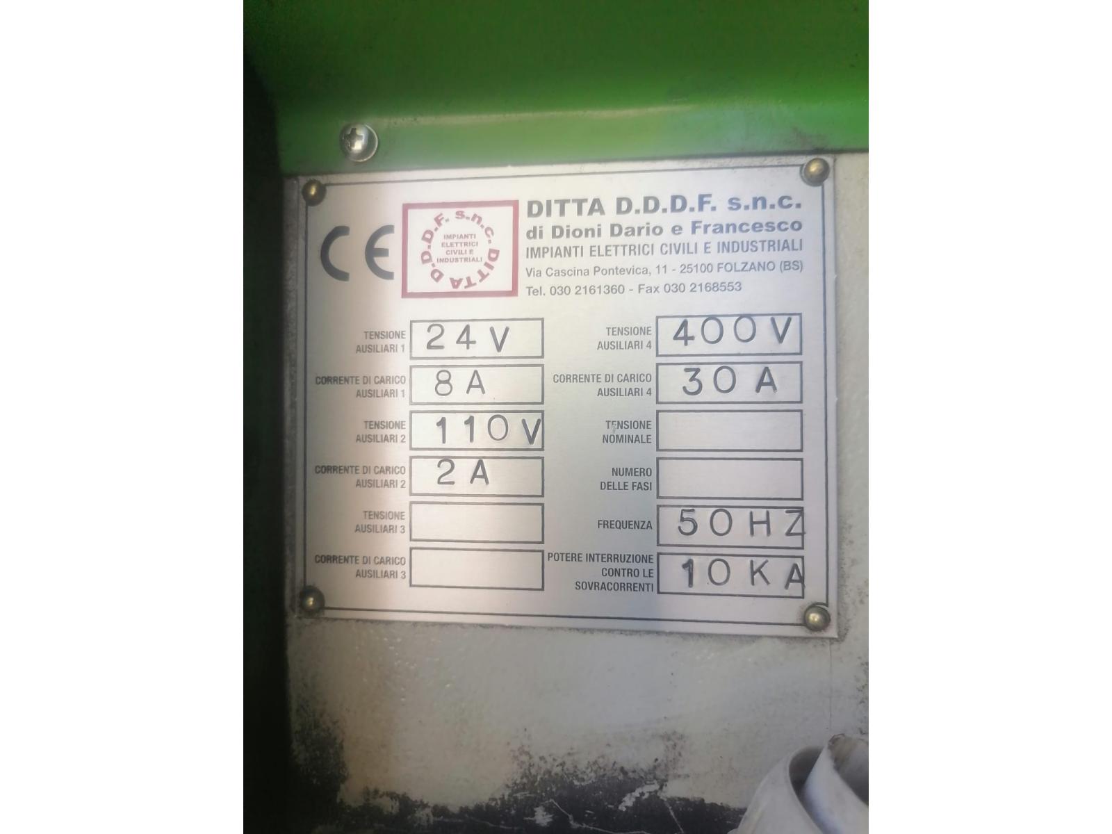 PRESSA IDRAULICA NAVA A 2 SPALLE DA 200 TON