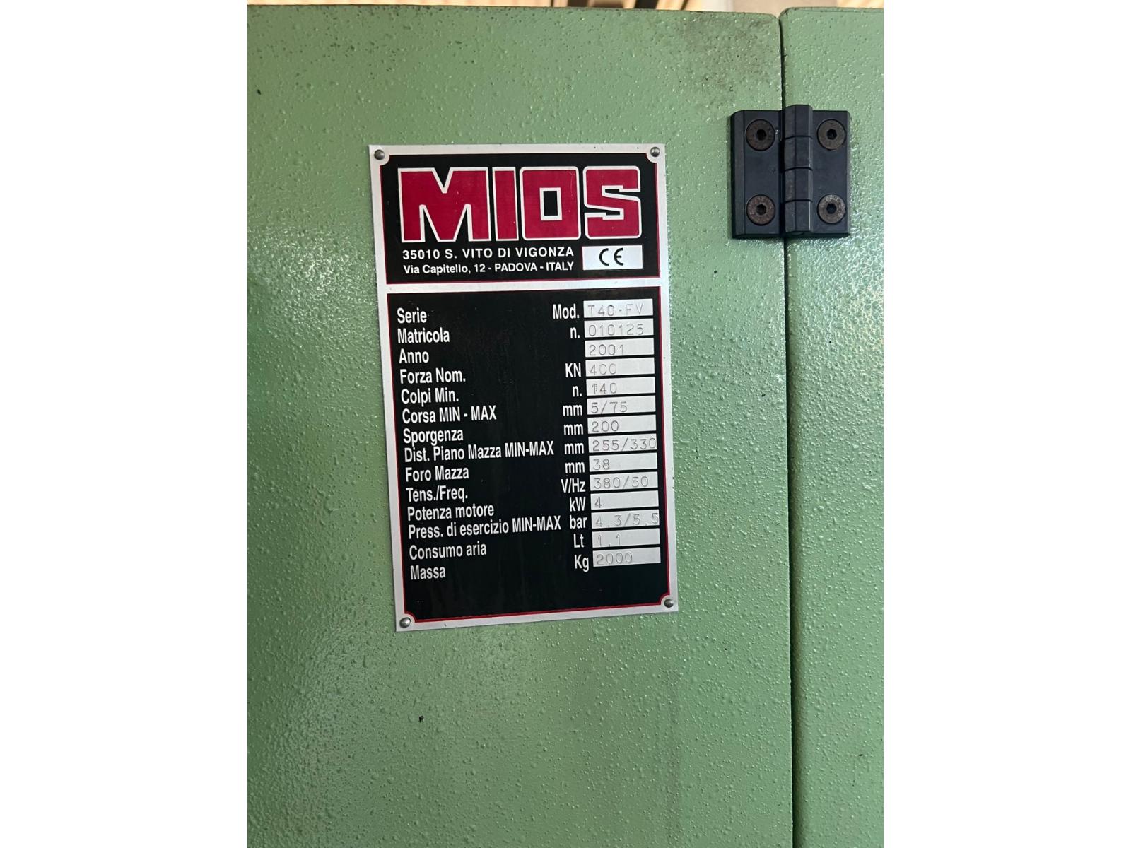 PRESSA MECCANICA MIOS T40 /FV