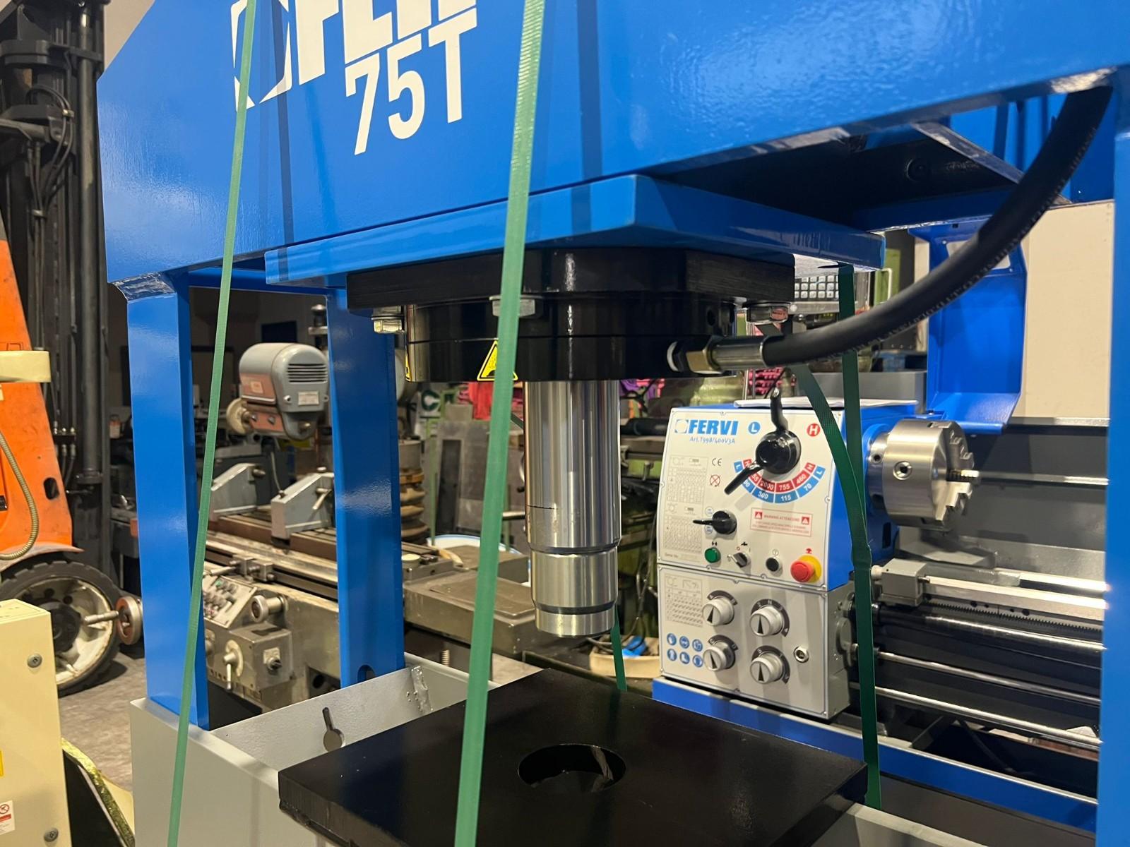 PRESSA PER OFFICINA FERVI 75 TON