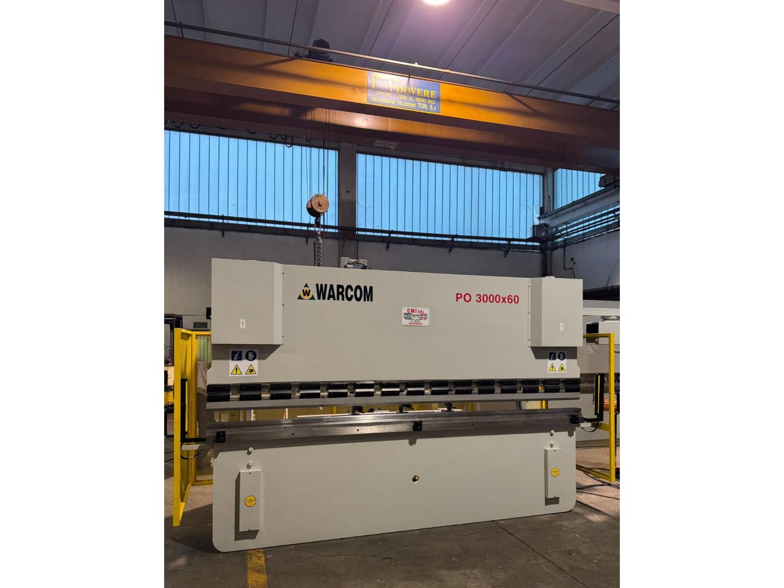 PRESSA PIEGATRICE WARCOM 3000x60 TON CNC 4 ASSI