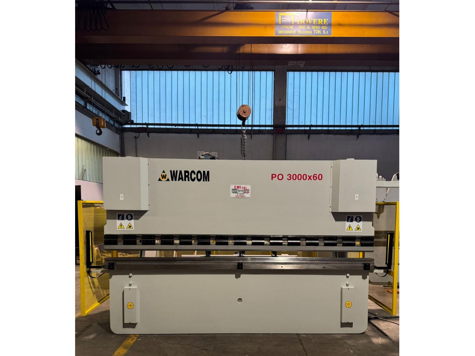 PRESSA PIEGATRICE WARCOM 3000x60 TON CNC 4 ASSI