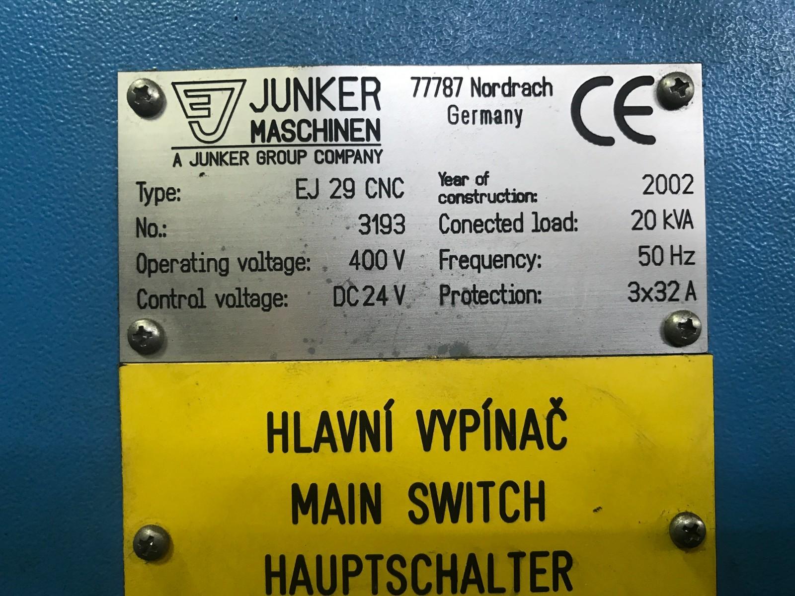 Rettifica per esterni cnc Junker