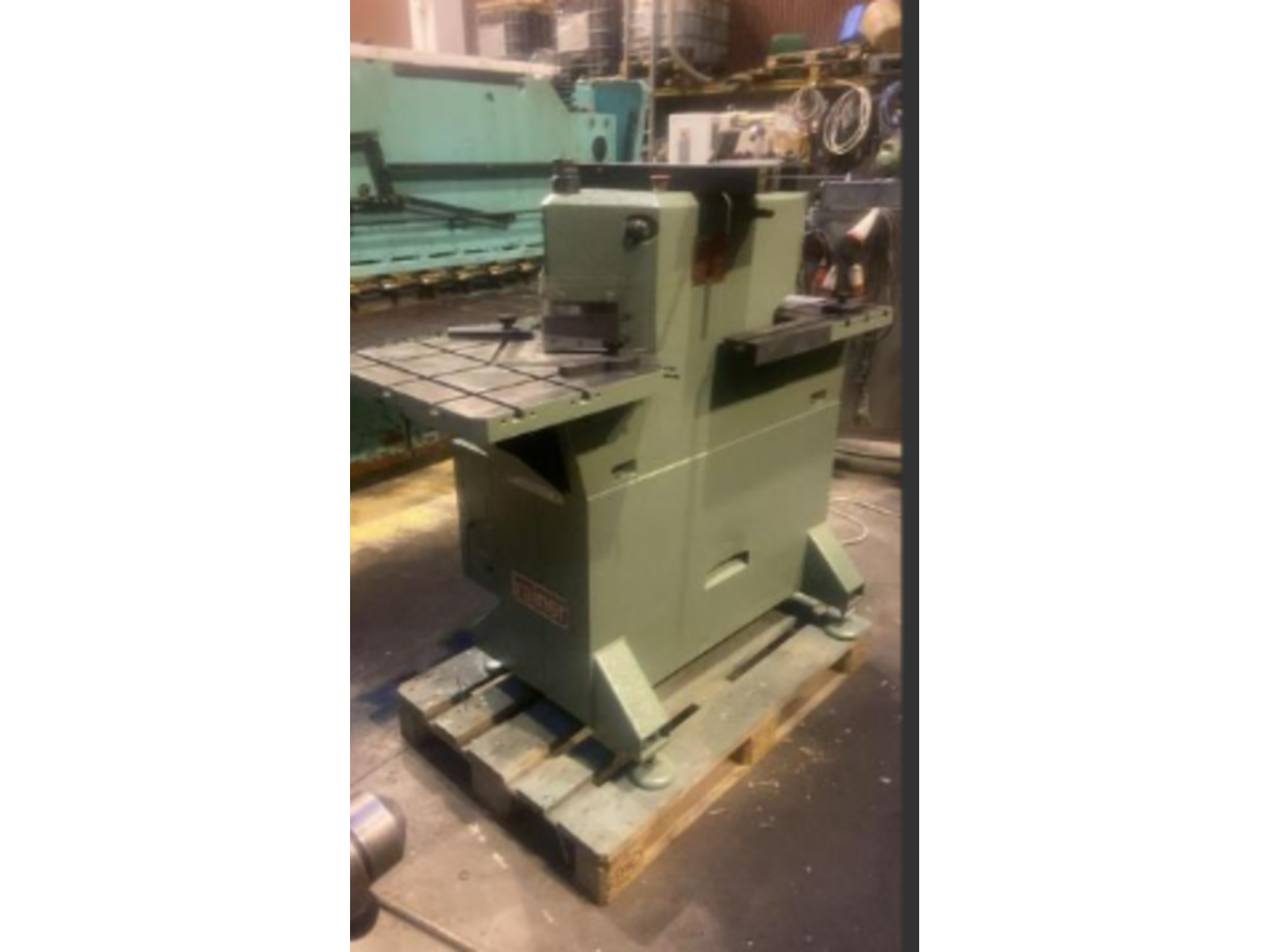 SCANTONATRICE RAINER ANGOLO FISSO+ PUNZONATRICE 150X3
