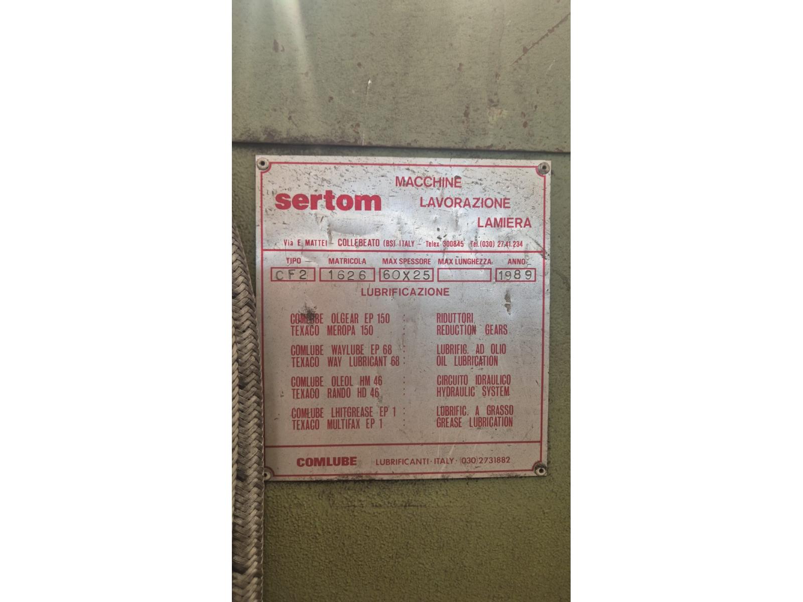 SMUSSATRICE SERTOM CF2 60 X 25