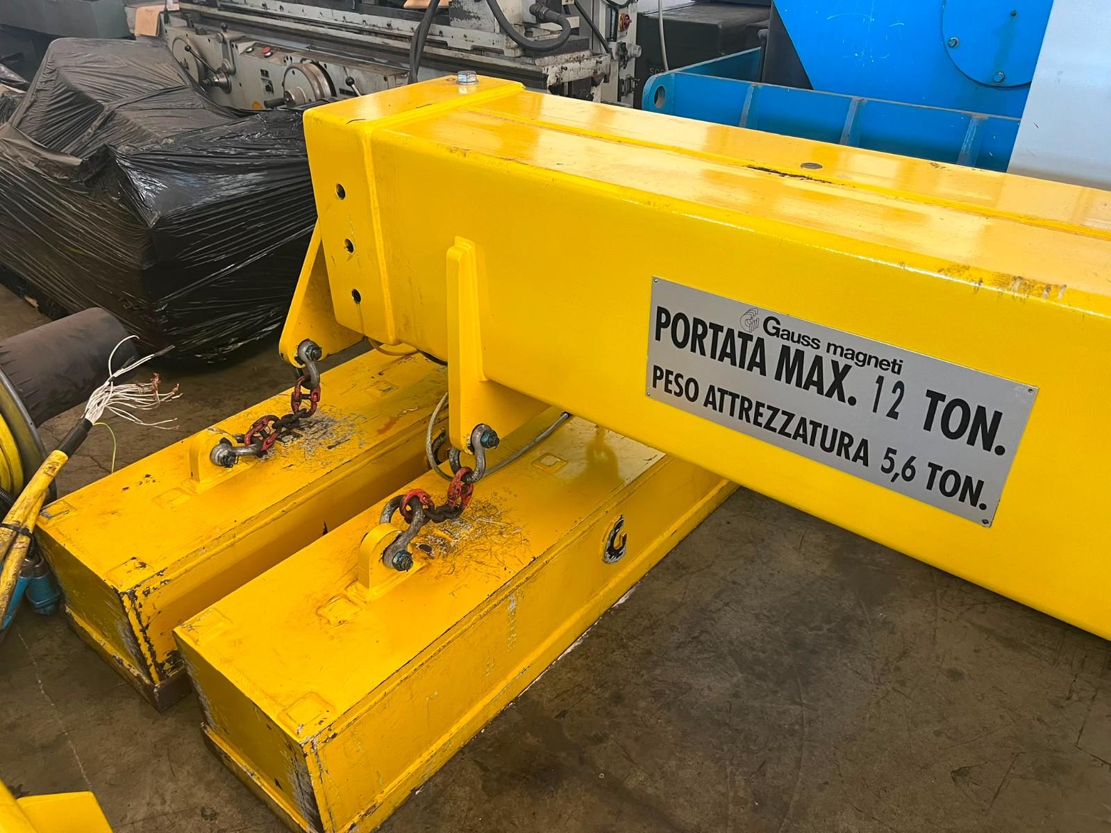 Sollevatore magnetico GAUSSMAGNETI 12 TON