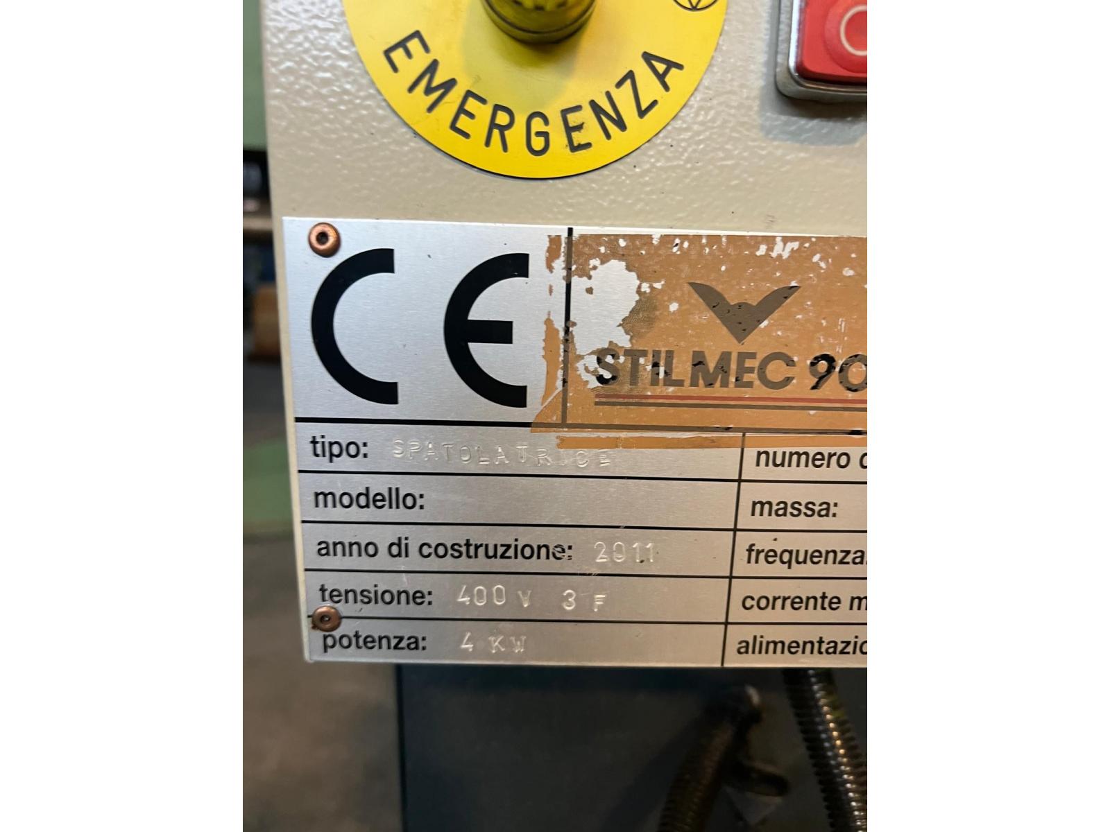 Spatolatrice STILMEC 90 , Allarga il piatto, anno 2011