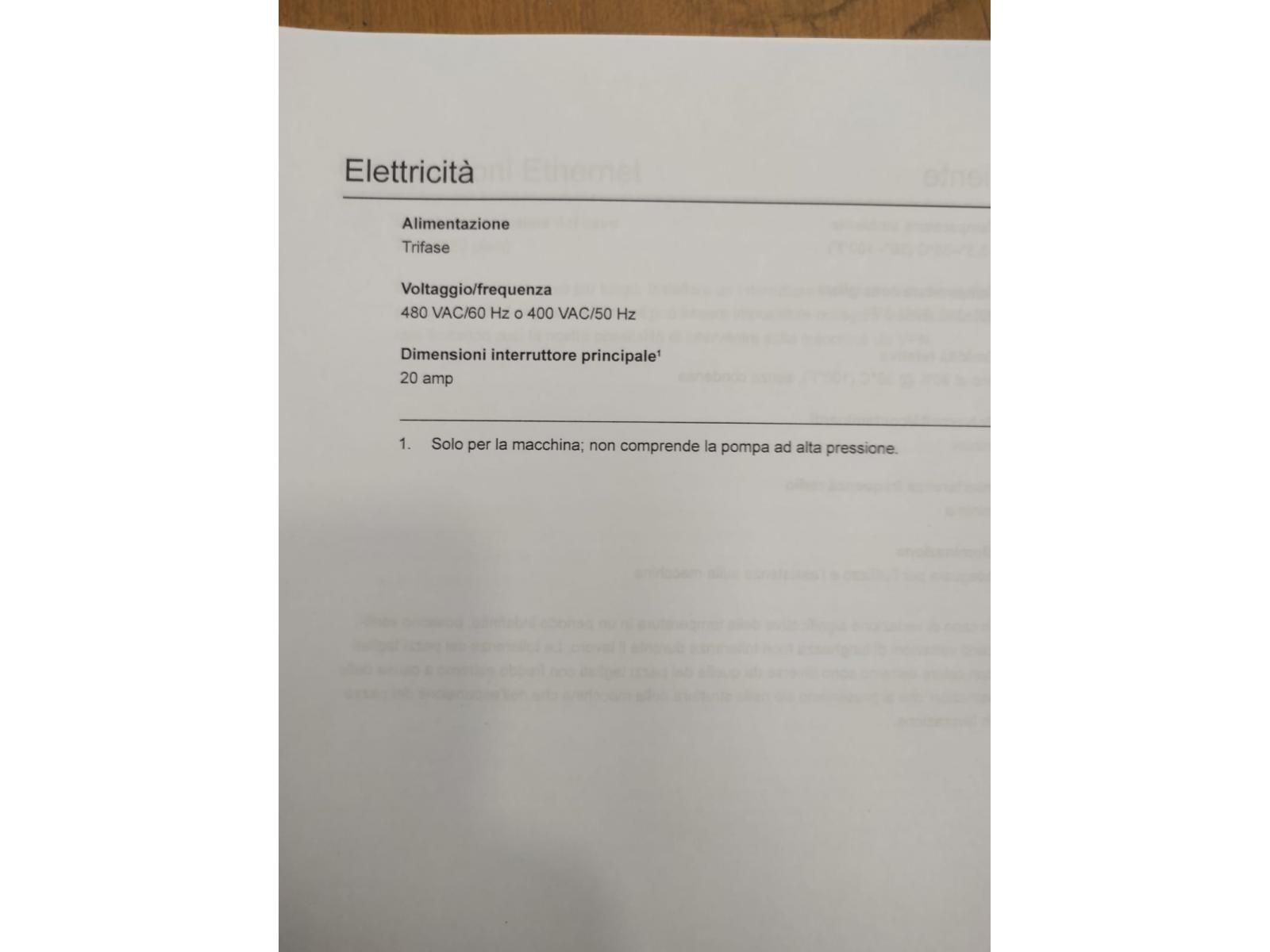 TAGLIO AD ACQUA FLOW MACH 200