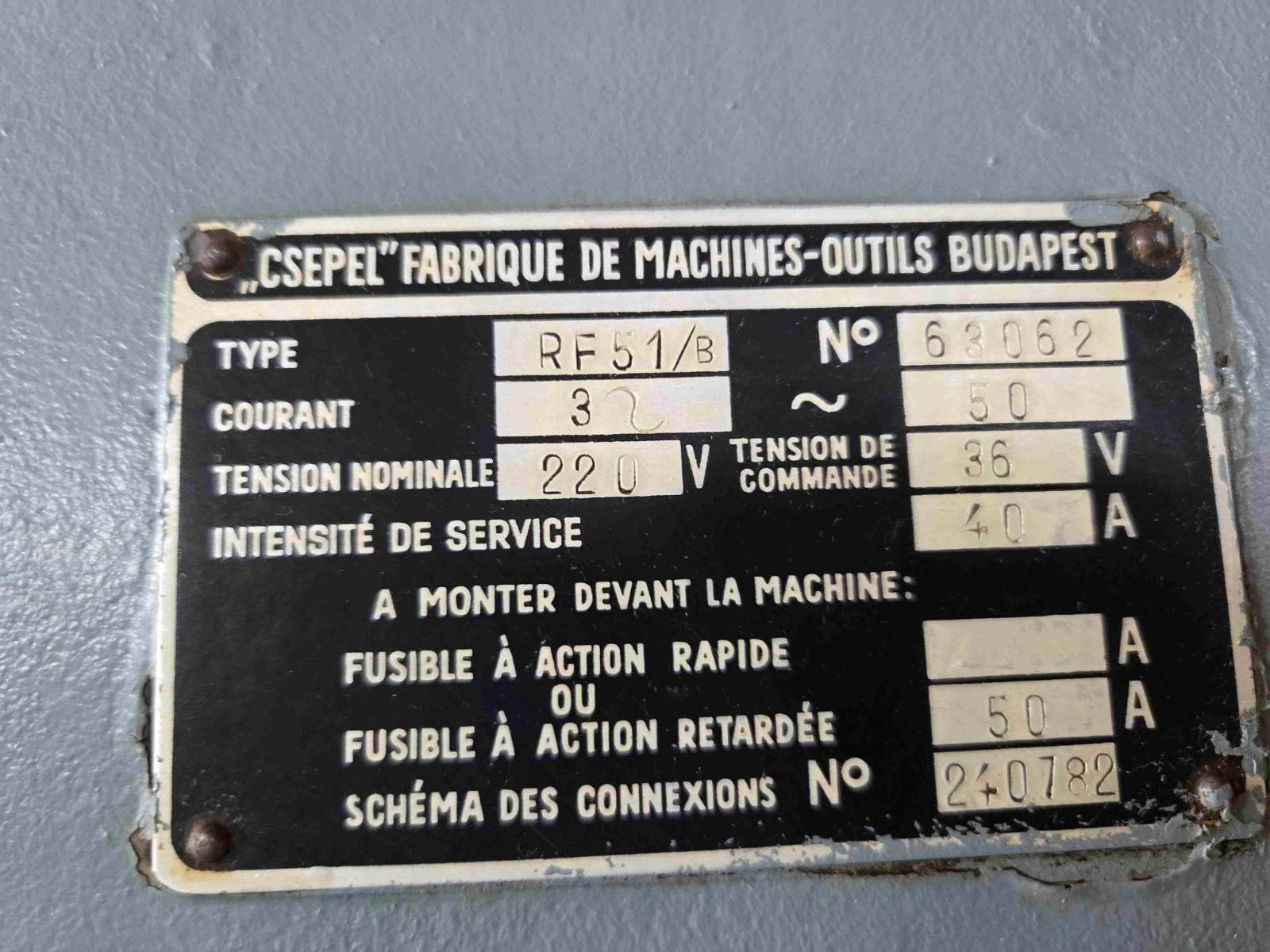 TRAPANO RADIALE CSEPEL RF 51 B X 3000