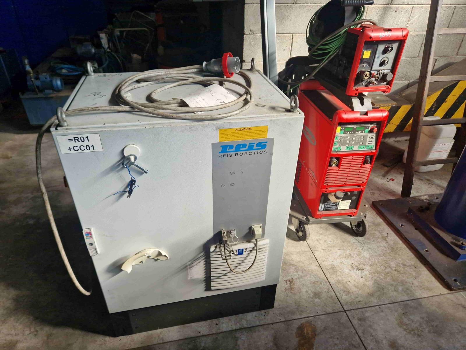 TRAVI DI SALDATURA REIS CON POSIZIONATORE E SALDATRICE